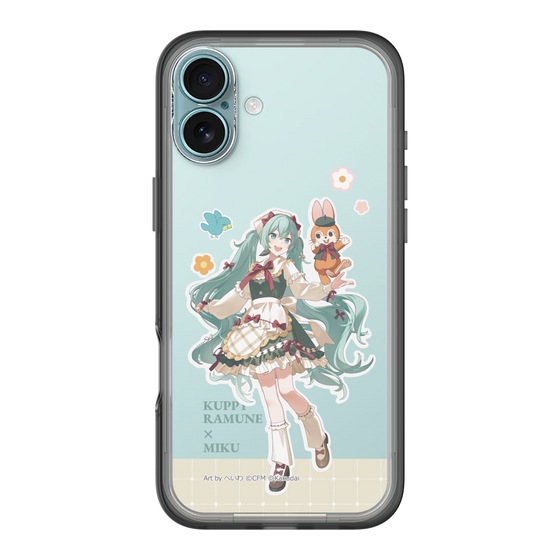 Slim Protection Premium Case［ Hatsune Miku × Kuppy Ramune – Hatsune Miku × Kuppy – Full-body Illustration 2 ］