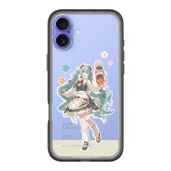Slim Protection Premium Case［ Hatsune Miku × Kuppy Ramune – Hatsune Miku × Kuppy – Full-body Illustration 2 ］