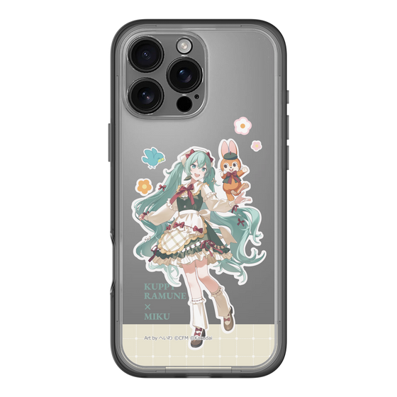 Slim Protection Premium Case［ Hatsune Miku × Kuppy Ramune – Hatsune Miku × Kuppy – Full-body Illustration 2 ］