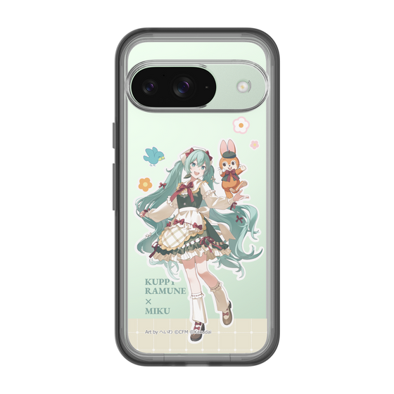 Slim Protection Premium Case［ Hatsune Miku × Kuppy Ramune – Hatsune Miku × Kuppy – Full-body Illustration 2 ］