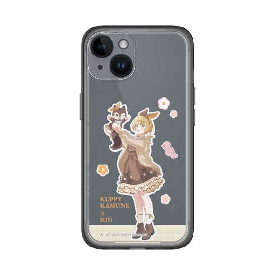 Slim Protection Premium Case［ Hatsune Miku × Kuppy Ramune – Kagamine Rin × Ram – Full-body Illustration 2 ］
