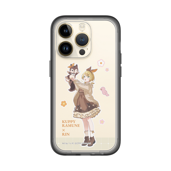 Slim Protection Premium Case［ Hatsune Miku × Kuppy Ramune – Kagamine Rin × Ram – Full-body Illustration 2 ］