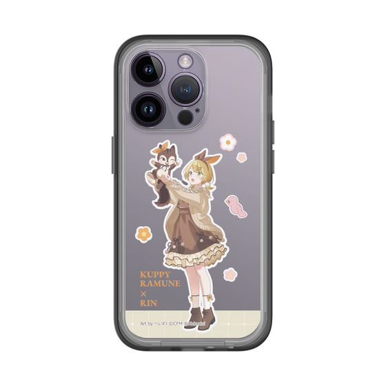 Slim Protection Premium Case［ Hatsune Miku × Kuppy Ramune – Kagamine Rin × Ram – Full-body Illustration 2 ］
