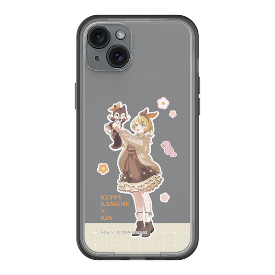 Slim Protection Premium Case［ Hatsune Miku × Kuppy Ramune – Kagamine Rin × Ram – Full-body Illustration 2 ］