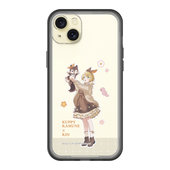 Slim Protection Premium Case［ Hatsune Miku × Kuppy Ramune – Kagamine Rin × Ram – Full-body Illustration 2 ］