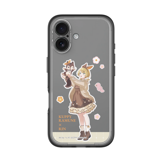 Slim Protection Premium Case［ Hatsune Miku × Kuppy Ramune – Kagamine Rin × Ram – Full-body Illustration 2 ］