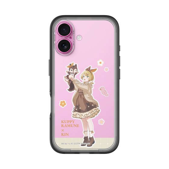 Slim Protection Premium Case［ Hatsune Miku × Kuppy Ramune – Kagamine Rin × Ram – Full-body Illustration 2 ］