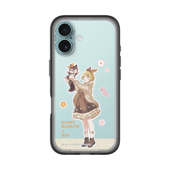 Slim Protection Premium Case［ Hatsune Miku × Kuppy Ramune – Kagamine Rin × Ram – Full-body Illustration 2 ］