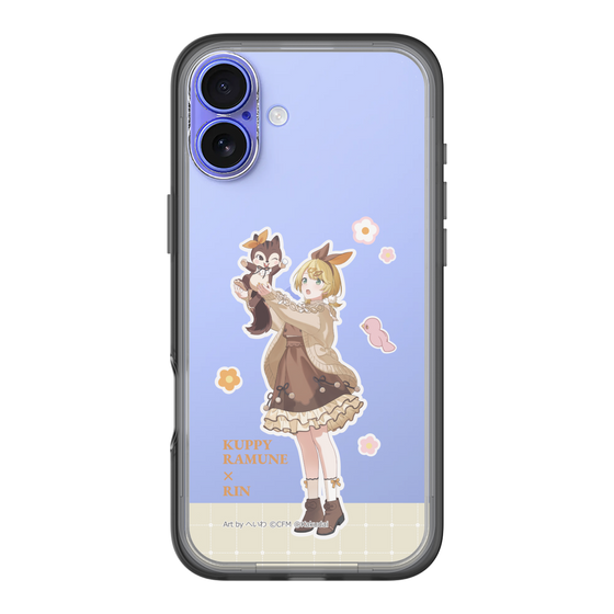 Slim Protection Premium Case［ Hatsune Miku × Kuppy Ramune – Kagamine Rin × Ram – Full-body Illustration 2 ］
