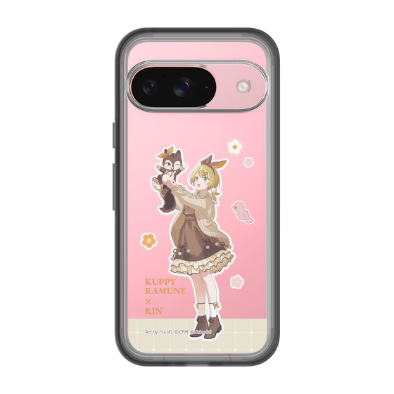 Slim Protection Premium Case［ Hatsune Miku × Kuppy Ramune – Kagamine Rin × Ram – Full-body Illustration 2 ］