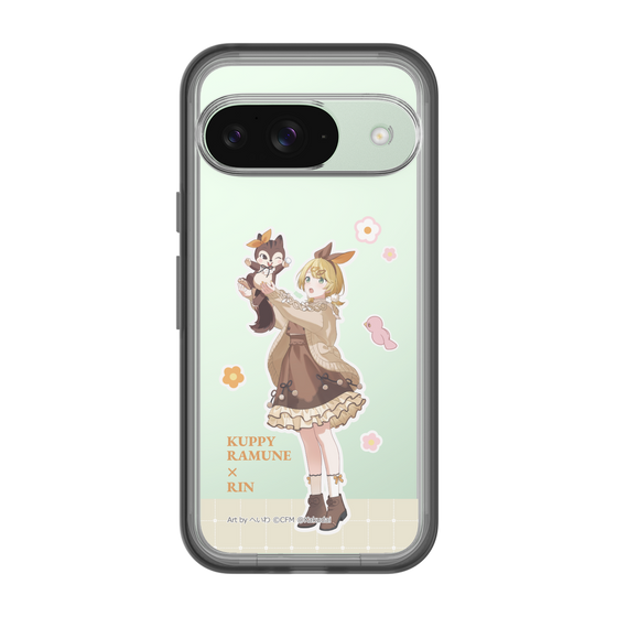 Slim Protection Premium Case［ Hatsune Miku × Kuppy Ramune – Kagamine Rin × Ram – Full-body Illustration 2 ］