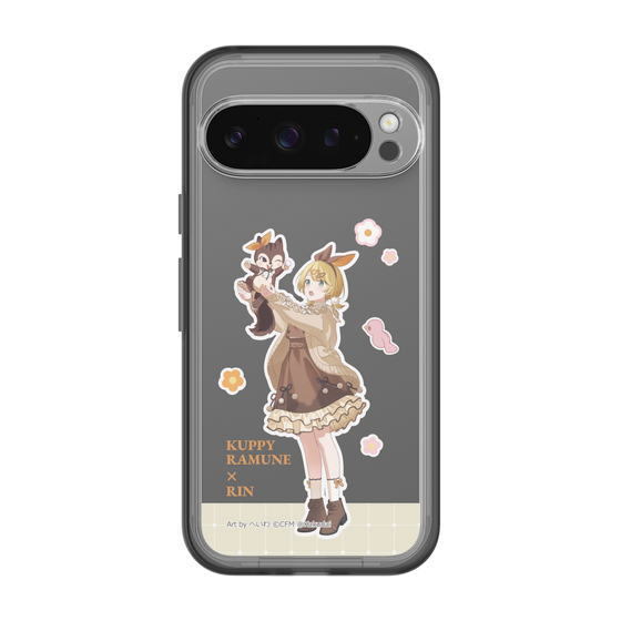 Slim Protection Premium Case［ Hatsune Miku × Kuppy Ramune – Kagamine Rin × Ram – Full-body Illustration 2 ］