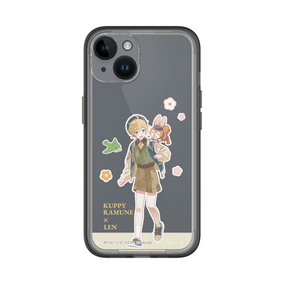 Slim Protection Premium Case［ Hatsune Miku × Kuppy Ramune – Kagamine Len × Kuppy – Full-body Illustration 2 ］