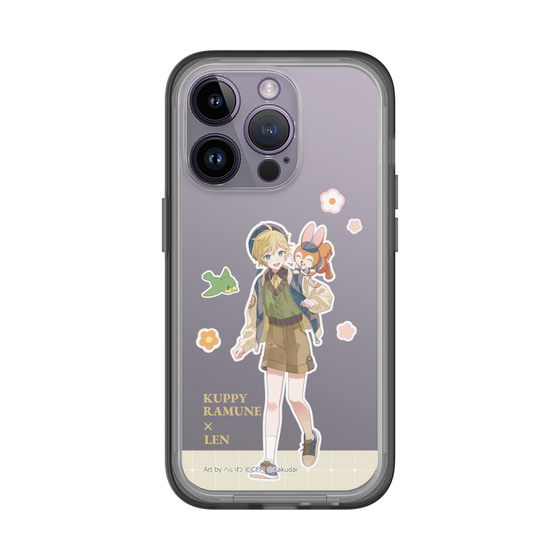Slim Protection Premium Case［ Hatsune Miku × Kuppy Ramune – Kagamine Len × Kuppy – Full-body Illustration 2 ］