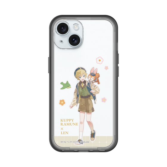 Slim Protection Premium Case［ Hatsune Miku × Kuppy Ramune – Kagamine Len × Kuppy – Full-body Illustration 2 ］