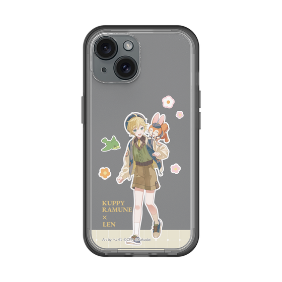 Slim Protection Premium Case［ Hatsune Miku × Kuppy Ramune – Kagamine Len × Kuppy – Full-body Illustration 2 ］