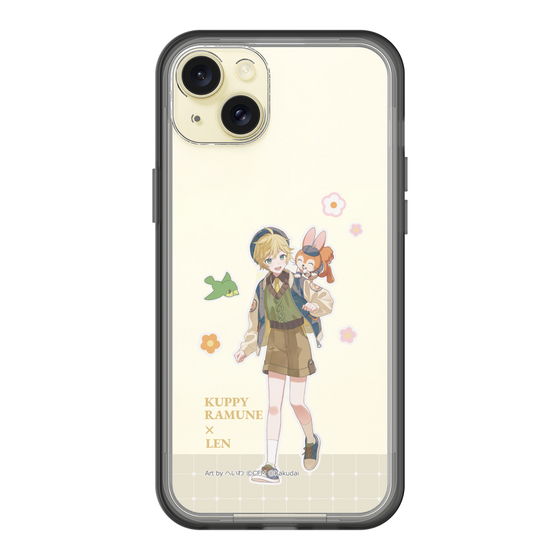 Slim Protection Premium Case［ Hatsune Miku × Kuppy Ramune – Kagamine Len × Kuppy – Full-body Illustration 2 ］