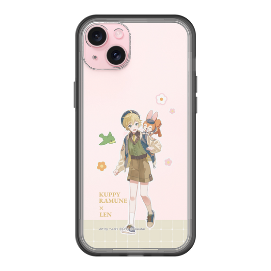 Slim Protection Premium Case［ Hatsune Miku × Kuppy Ramune – Kagamine Len × Kuppy – Full-body Illustration 2 ］
