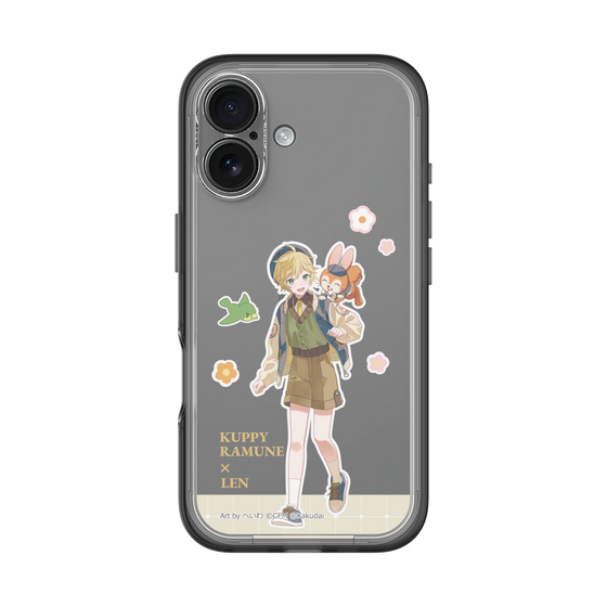 Slim Protection Premium Case［ Hatsune Miku × Kuppy Ramune – Kagamine Len × Kuppy – Full-body Illustration 2 ］