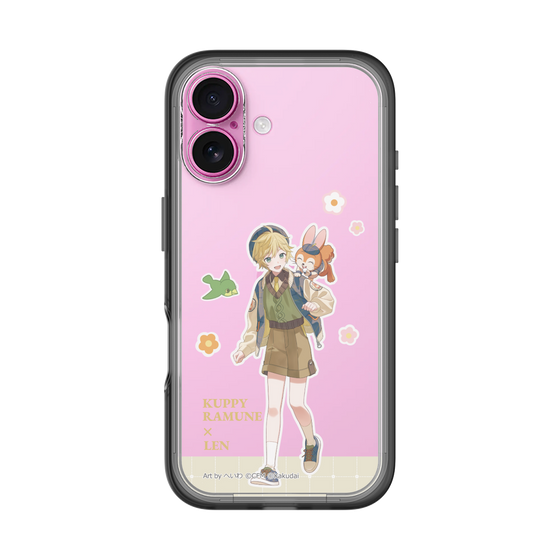 Slim Protection Premium Case［ Hatsune Miku × Kuppy Ramune – Kagamine Len × Kuppy – Full-body Illustration 2 ］