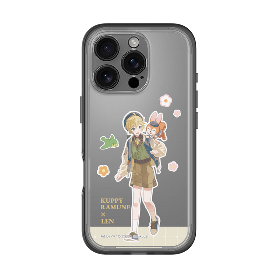 Slim Protection Premium Case［ Hatsune Miku × Kuppy Ramune – Kagamine Len × Kuppy – Full-body Illustration 2 ］