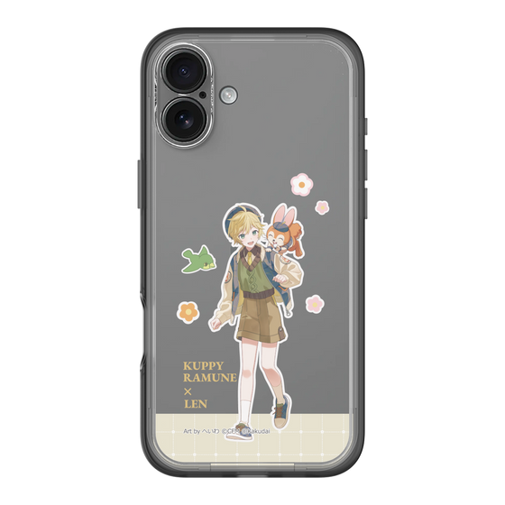 Slim Protection Premium Case［ Hatsune Miku × Kuppy Ramune – Kagamine Len × Kuppy – Full-body Illustration 2 ］