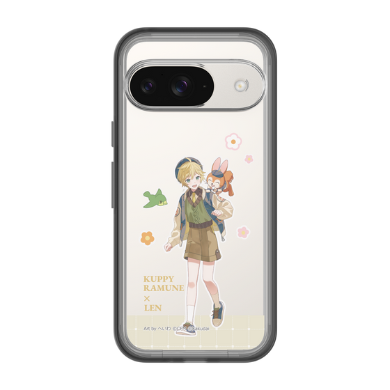 Slim Protection Premium Case［ Hatsune Miku × Kuppy Ramune – Kagamine Len × Kuppy – Full-body Illustration 2 ］