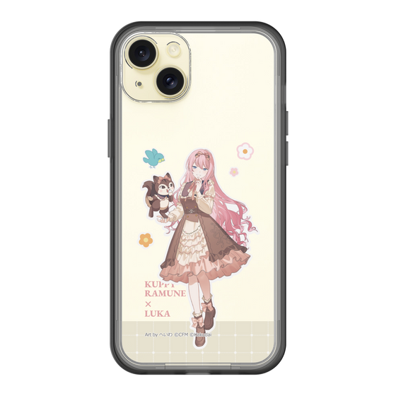 Slim Protection Premium Case［ Hatsune Miku × Kuppy Ramune – Megurine Luka × Ram – Full-body Illustration 2 ］