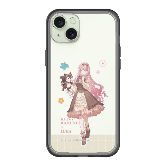 Slim Protection Premium Case［ Hatsune Miku × Kuppy Ramune – Megurine Luka × Ram – Full-body Illustration 2 ］