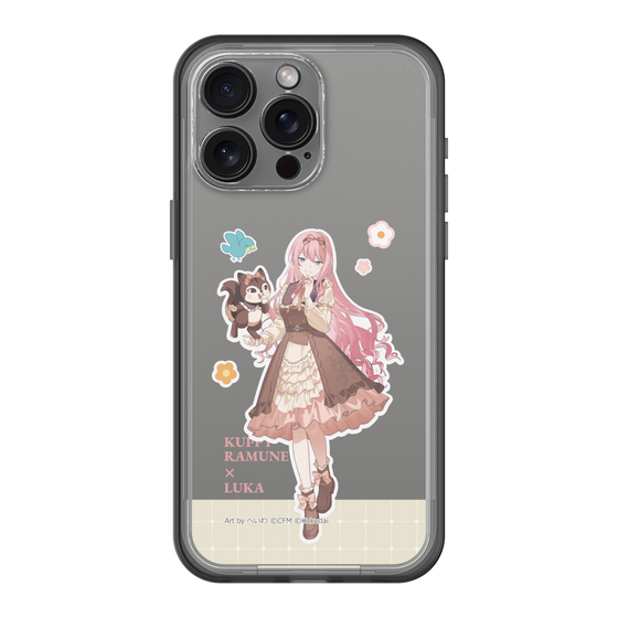 Slim Protection Premium Case［ Hatsune Miku × Kuppy Ramune – Megurine Luka × Ram – Full-body Illustration 2 ］