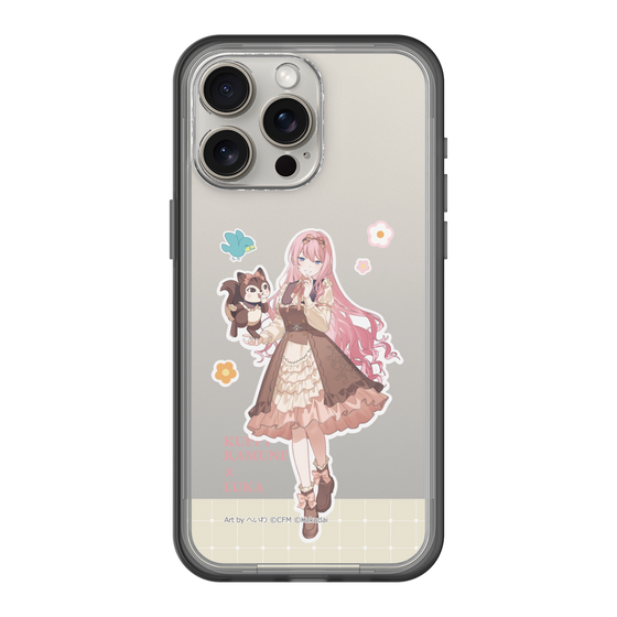 Slim Protection Premium Case［ Hatsune Miku × Kuppy Ramune – Megurine Luka × Ram – Full-body Illustration 2 ］