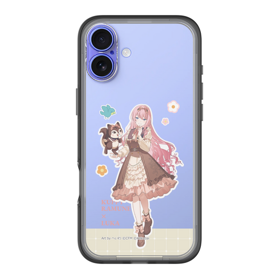 Slim Protection Premium Case［ Hatsune Miku × Kuppy Ramune – Megurine Luka × Ram – Full-body Illustration 2 ］