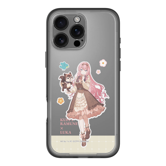 Slim Protection Premium Case［ Hatsune Miku × Kuppy Ramune – Megurine Luka × Ram – Full-body Illustration 2 ］