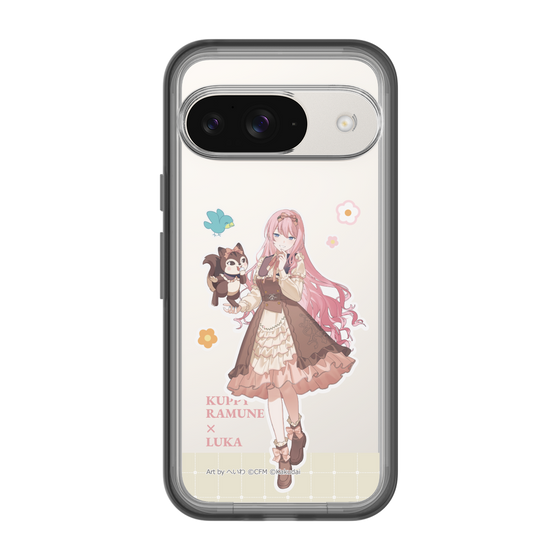 Slim Protection Premium Case［ Hatsune Miku × Kuppy Ramune – Megurine Luka × Ram – Full-body Illustration 2 ］