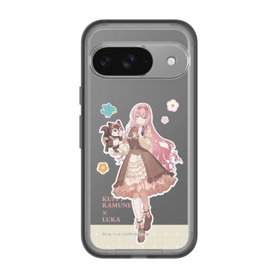Slim Protection Premium Case［ Hatsune Miku × Kuppy Ramune – Megurine Luka × Ram – Full-body Illustration 2 ］