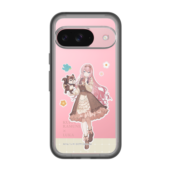 Slim Protection Premium Case［ Hatsune Miku × Kuppy Ramune – Megurine Luka × Ram – Full-body Illustration 2 ］