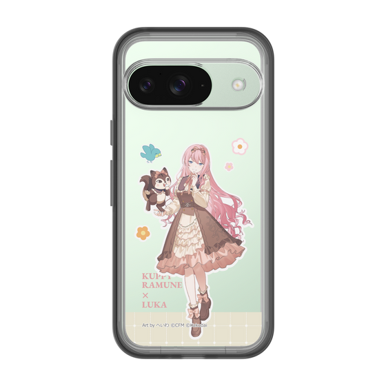 Slim Protection Premium Case［ Hatsune Miku × Kuppy Ramune – Megurine Luka × Ram – Full-body Illustration 2 ］