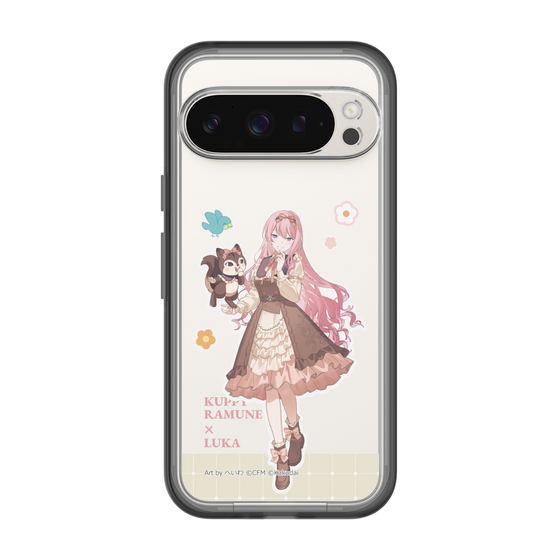 Slim Protection Premium Case［ Hatsune Miku × Kuppy Ramune – Megurine Luka × Ram – Full-body Illustration 2 ］