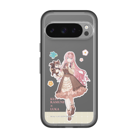 Slim Protection Premium Case［ Hatsune Miku × Kuppy Ramune – Megurine Luka × Ram – Full-body Illustration 2 ］
