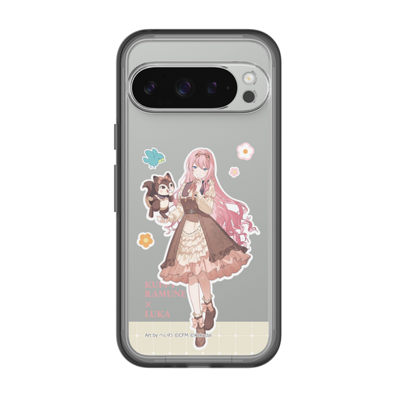 Slim Protection Premium Case［ Hatsune Miku × Kuppy Ramune – Megurine Luka × Ram – Full-body Illustration 2 ］