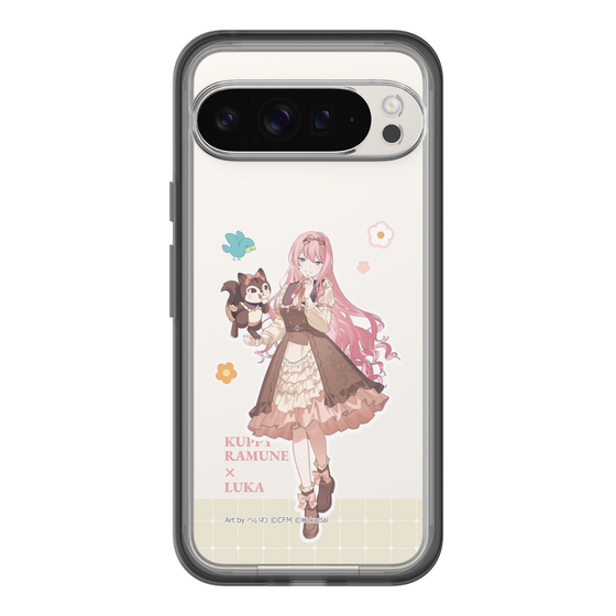 Slim Protection Premium Case［ Hatsune Miku × Kuppy Ramune – Megurine Luka × Ram – Full-body Illustration 2 ］