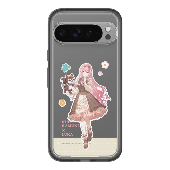 Slim Protection Premium Case［ Hatsune Miku × Kuppy Ramune – Megurine Luka × Ram – Full-body Illustration 2 ］