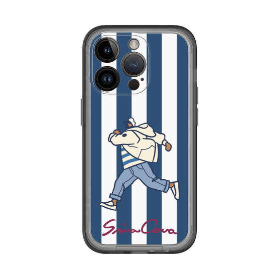 Slim Protection Premium Case［ SINA COVA - Stripe ］