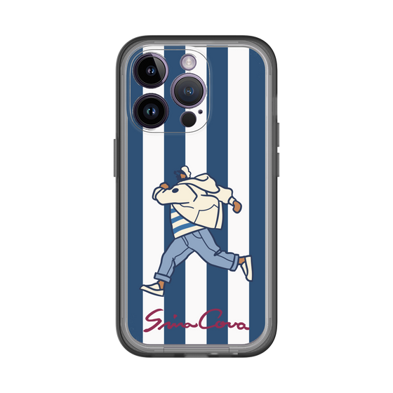 Slim Protection Premium Case［ SINA COVA - Stripe ］