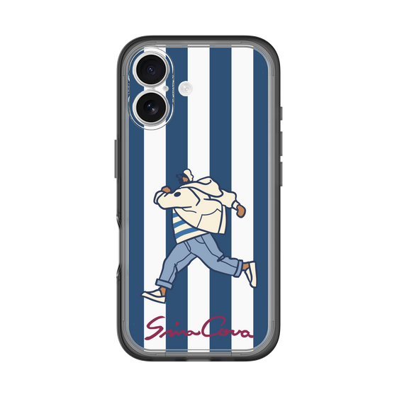 Slim Protection Premium Case［ SINA COVA - Stripe ］