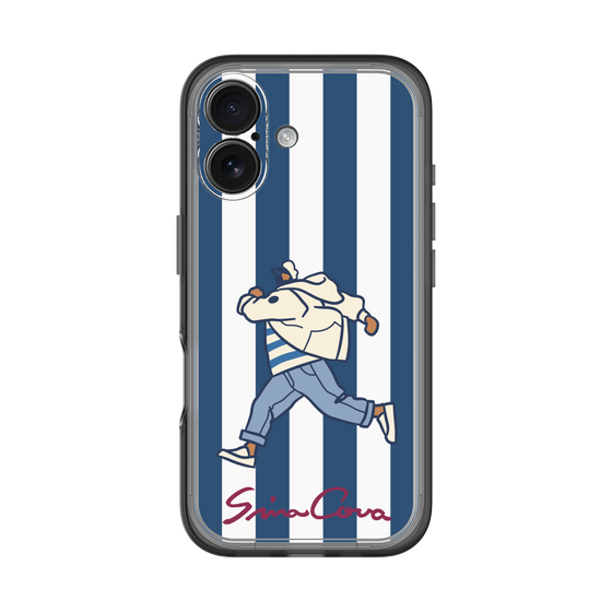 Slim Protection Premium Case［ SINA COVA - Stripe ］