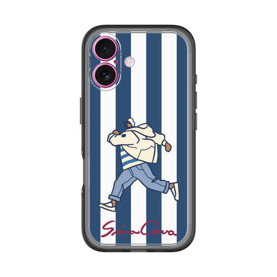 Slim Protection Premium Case［ SINA COVA - Stripe ］