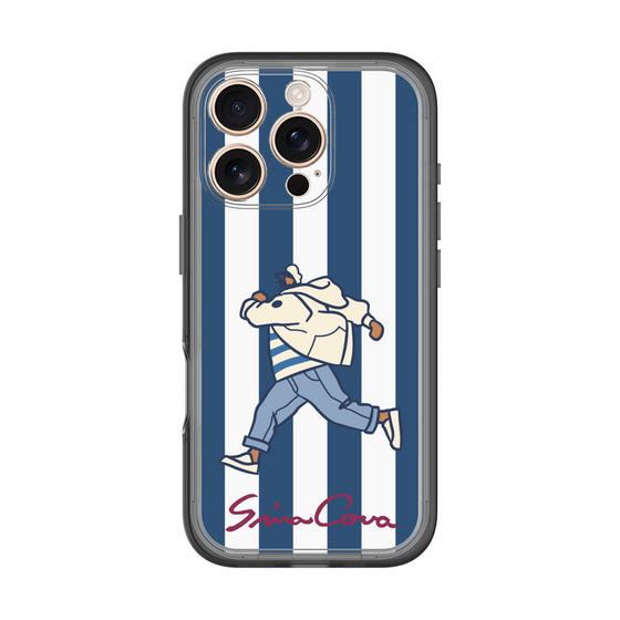 Slim Protection Premium Case［ SINA COVA - Stripe ］