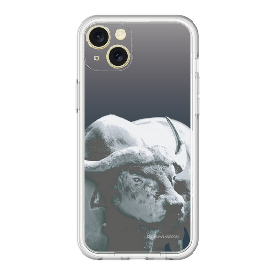 Slim Protection Premium Case［ The Izu Animal Kingdom - Buffalo Monochrome ］