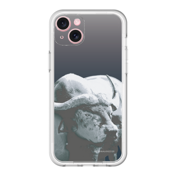 Slim Protection Premium Case［ The Izu Animal Kingdom - Buffalo Monochrome ］